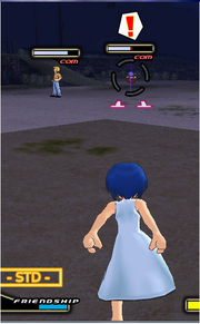 Chie - throwing t-squares