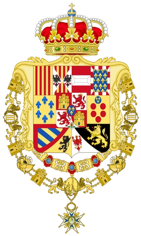 Imagen Escudo de Carlos III de España Toisón y su Orden variante