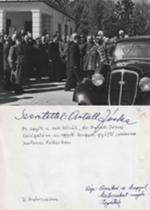 Id.dr.AntallJózsef dedikált képe Zdzisławnak-látog.Zalaszentgróti táborban