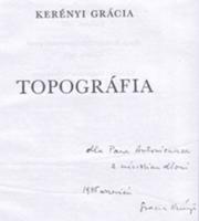 Dedykacja Grácji Kerényi dla Rolanda Antoniewicza