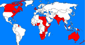 map of the british empire at its peak The British Empire History Wiki Fandom map of the british empire at its peak