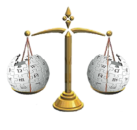 Wikipedia scale of justice