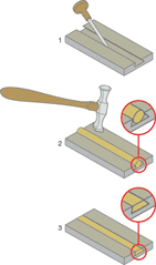 Damascene technique