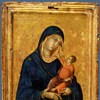 Duccio S Madonna And Child History 2701 Wiki Fandom