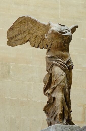 nike of samothrace head