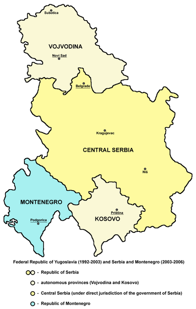 Republic Of Serbia 19922006 Wiki Atlas Of World History Wiki Fandom Powered By Wikia 3089