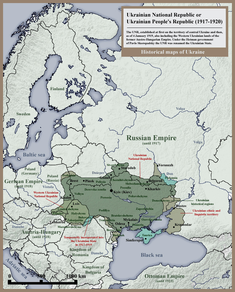 Ukrainian People's Republic | Wiki Atlas of World History Wiki | FANDOM ...