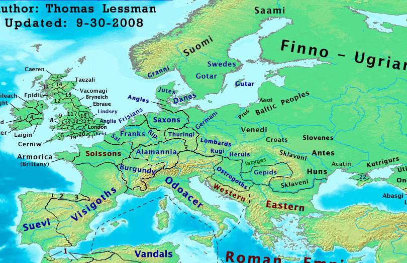 Image - Europe-476ad.jpg | Wiki Atlas of World History Wiki | FANDOM