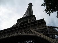 Eiffel Tower close up