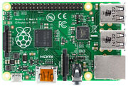Raspberry Pi B top