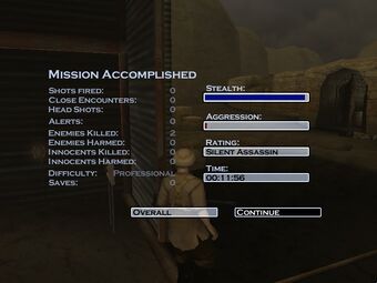 Difficulty Level Silent Assassin Hitman Wiki Fandom