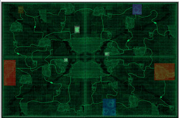 Colony One Starting locations with map routes