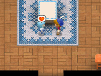 A yellow heart