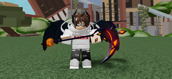 Scythe Of Hallows Heroes Online Roblox Wiki Fandom - green scythe roblox