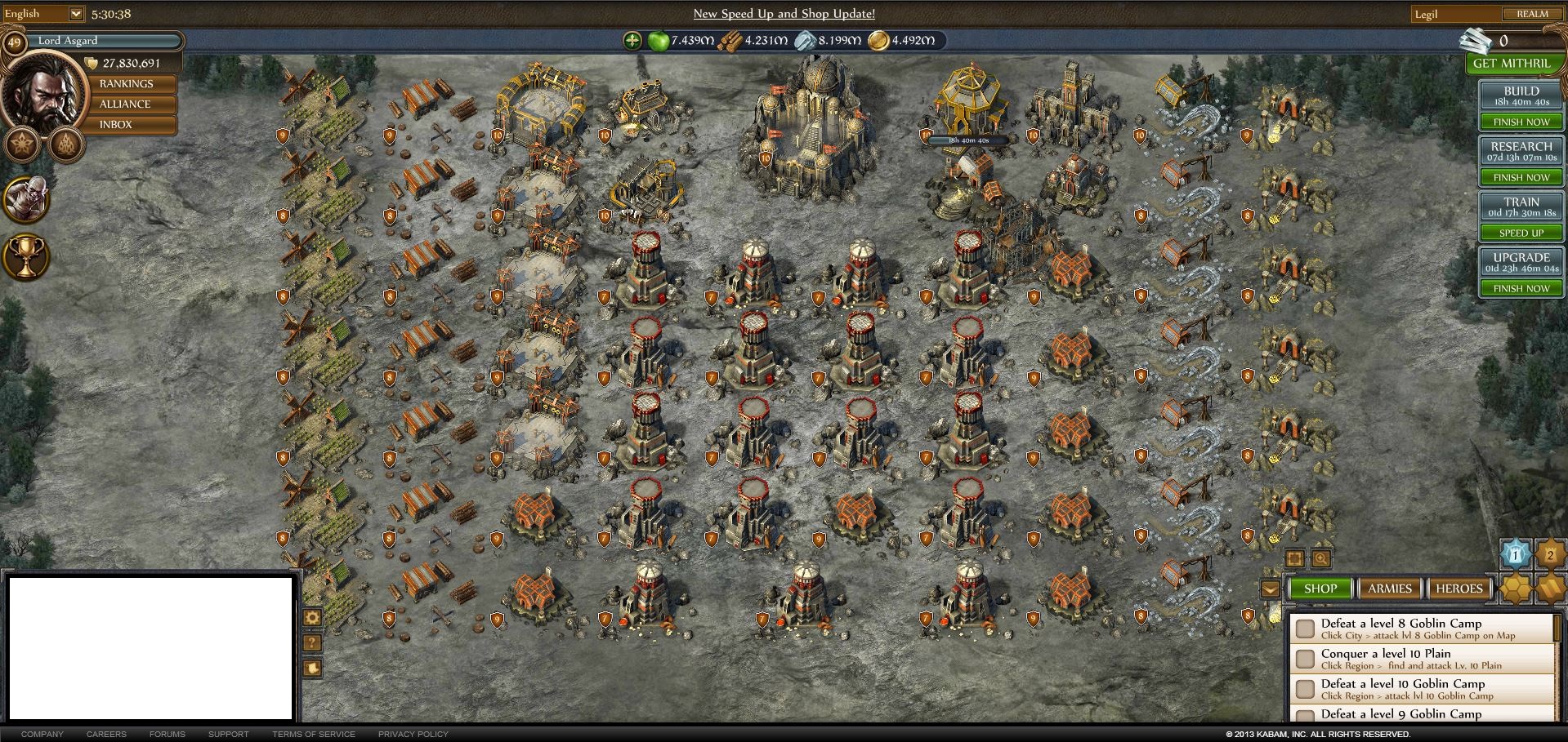 the hobbit armies of