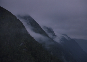 Misty mountains