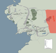 RHUN location map in middle earth