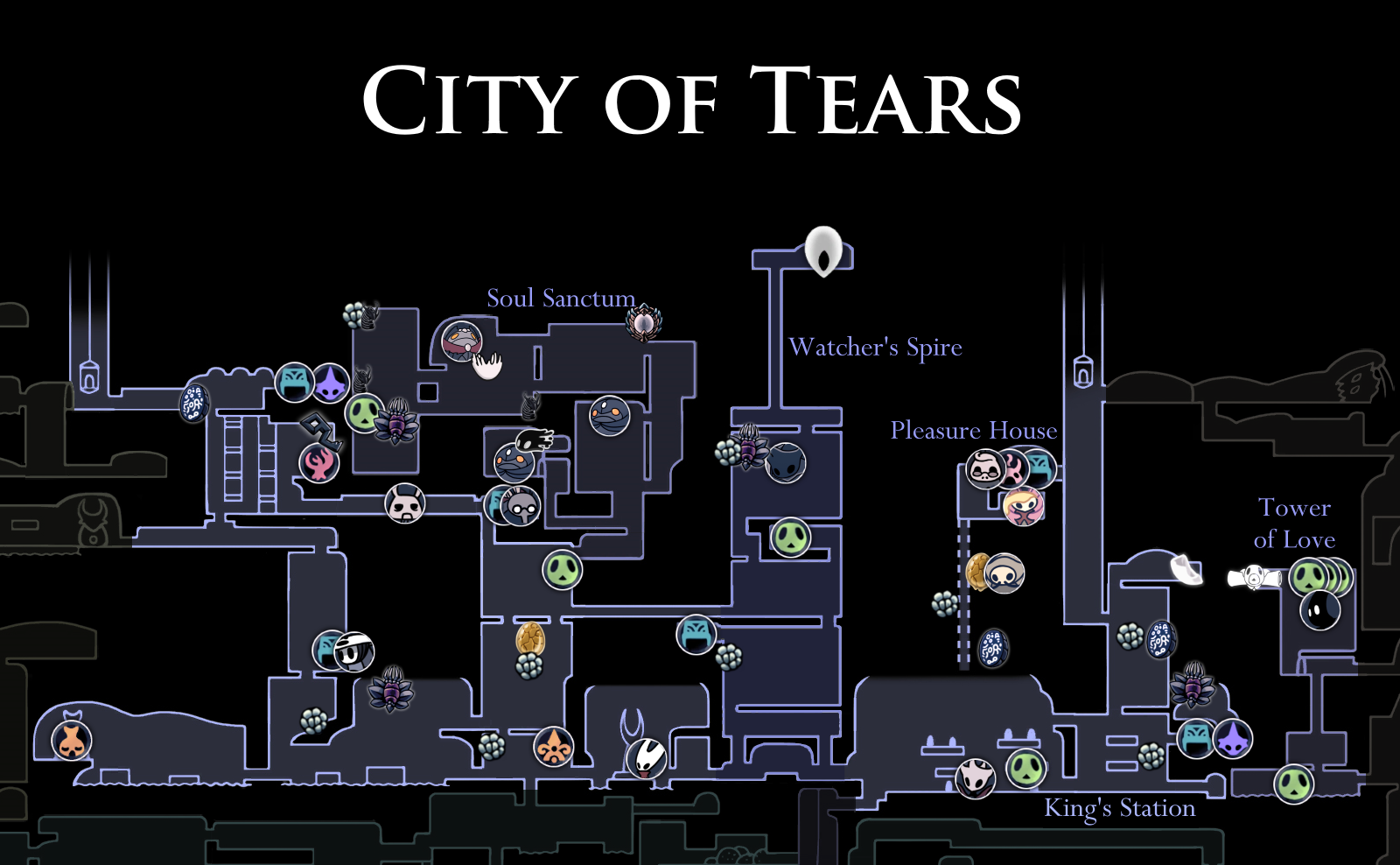 Hollow Knight Resting Grounds Map Maping Resources
