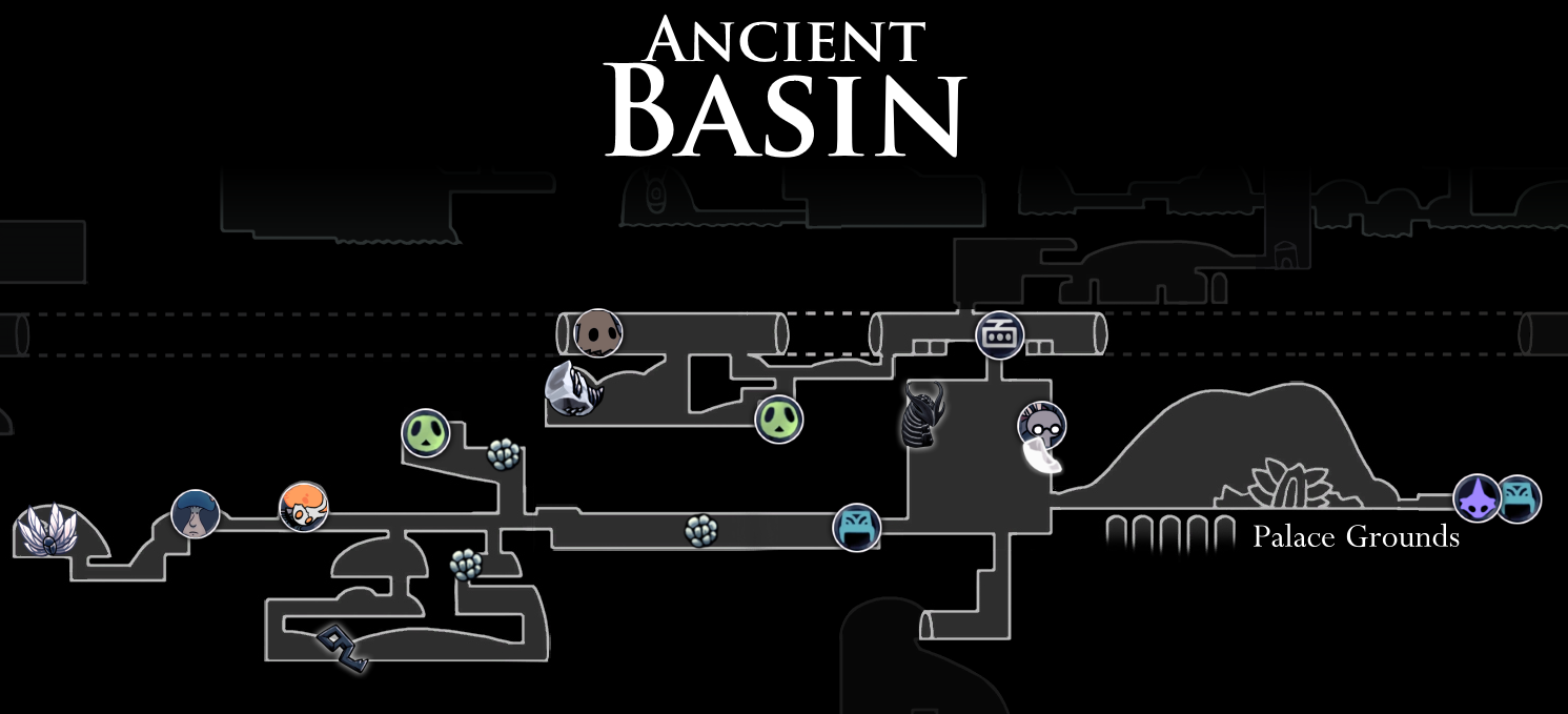 hollow knight ancient basin map