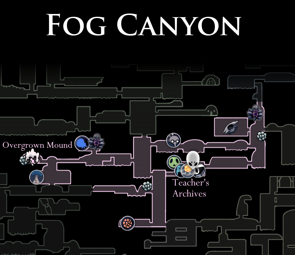 Hollow Knight Fungal Wastes Map - Maps Model Online