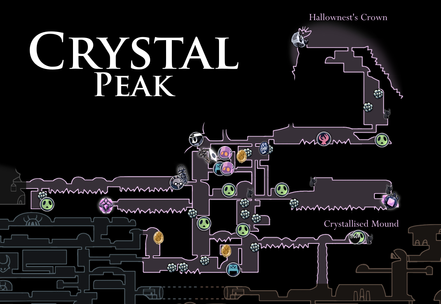 Crystal Peaks Hollow Knight