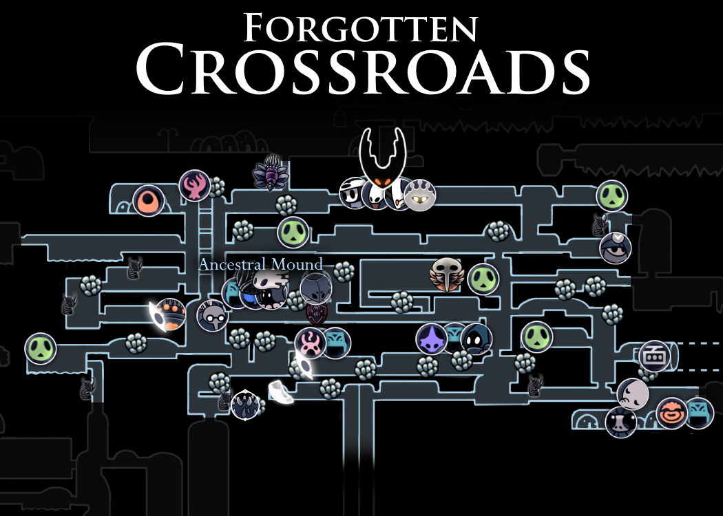 All pale ore locations in hollow knight