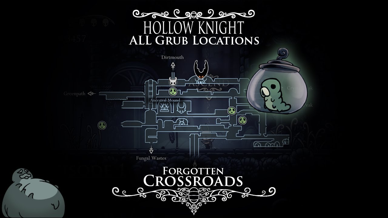 Карта hollow knight со всеми. Карта гусеничек Hollow Knight. Карта Халлоунеста Hollow Knight. Hollow Knight гусенички на карте. Вся карта Hollow Knight.