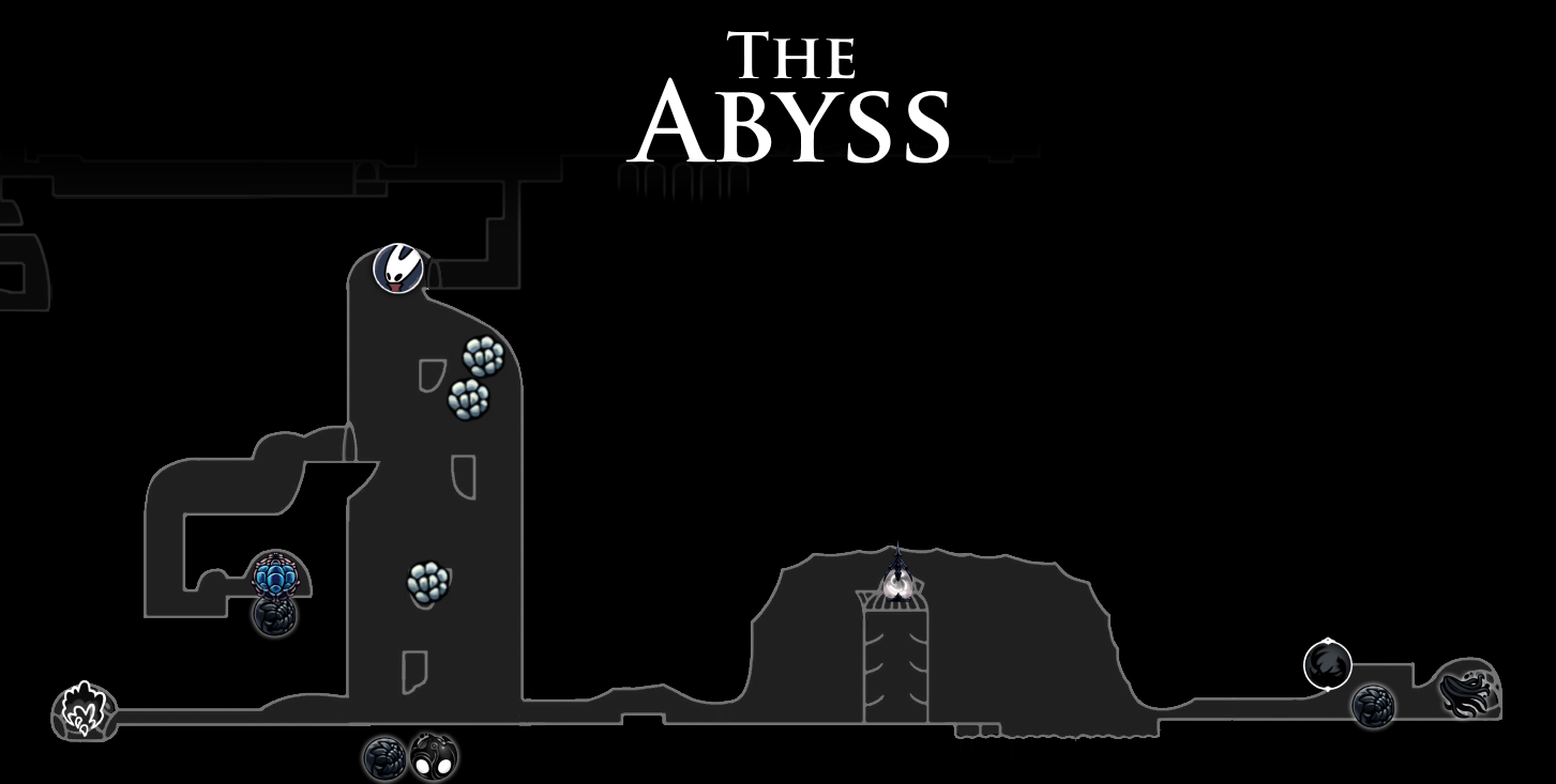 abyss map hollow knight
