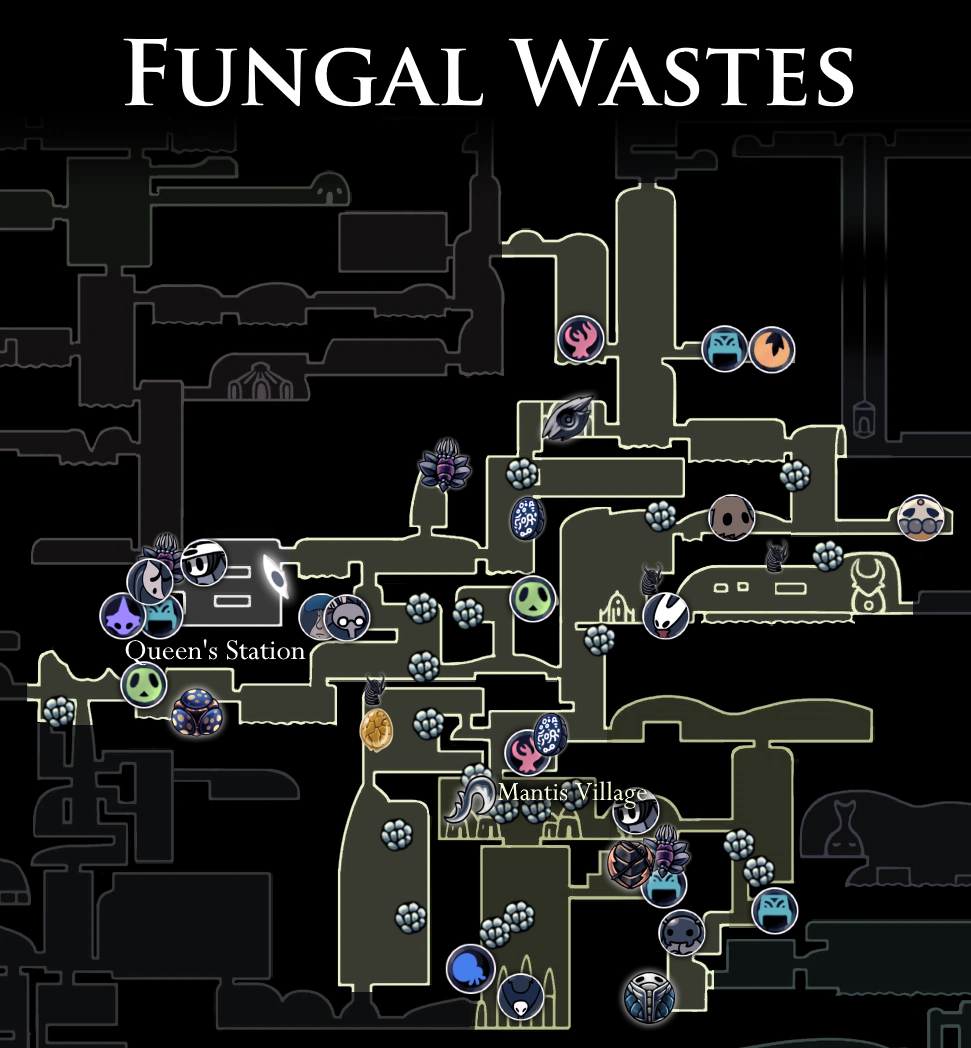 hollow knight map fungal waster royal waterway