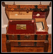 Antique Trunk Table by Mark Rixon Cerny - Open View