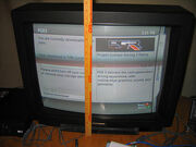 My TV's screen...