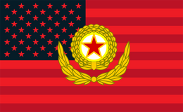 Flag of the New Korean Federation of Occupied America.svg