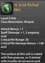 1 Acid-Etched Orb