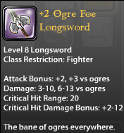 2 Ogre Foe Longsword