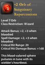 2 Orb of Sanguinary Repercussions