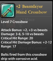 2 Beastslayer Hand Crossbow