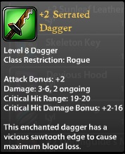 2 Serrated Dagger