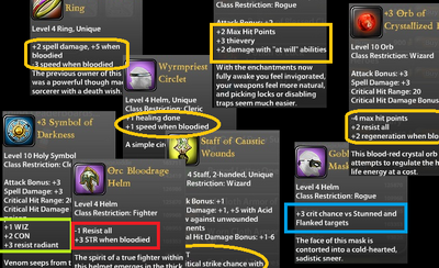 New Bonuses Page