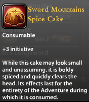 Sword Mountain Spice Cake