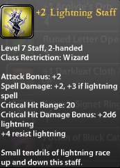 2 Lightning Staff