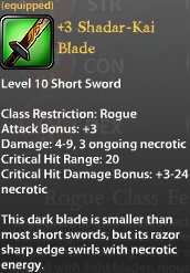 3 Shadar-Kai Blade