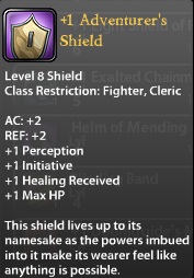 1 Adventurer's Shield