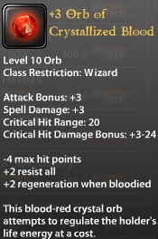 3 Orb of Crystallized Blood