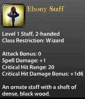 Ebony Staff