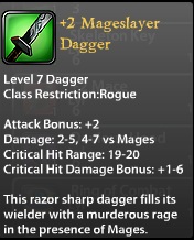 2 Mageslayer Dagger