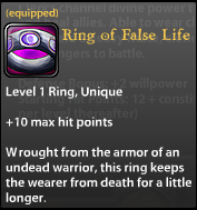 Ring of False Life