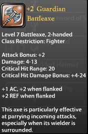 2 Guardian Battleaxe