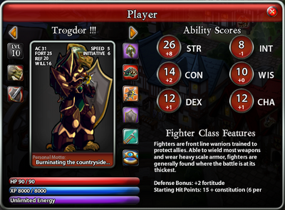 Trogdor PlayerScreen2