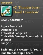 2 Thunderburst Hand Crossbow