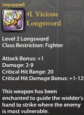 1 Vicious Longsword